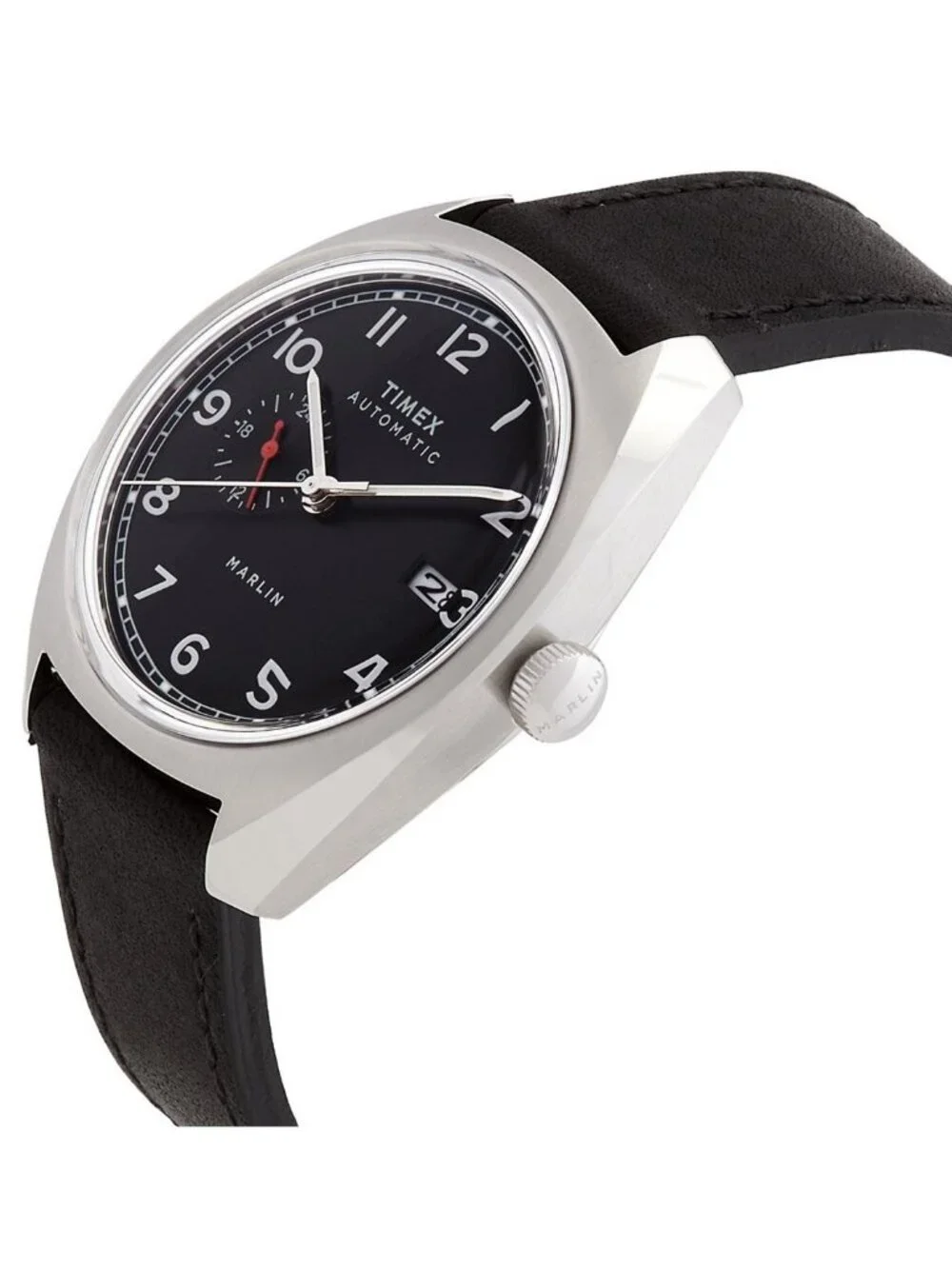 NWT Timex Marlin Automatic Black Dial Men's Watch TW2V62100